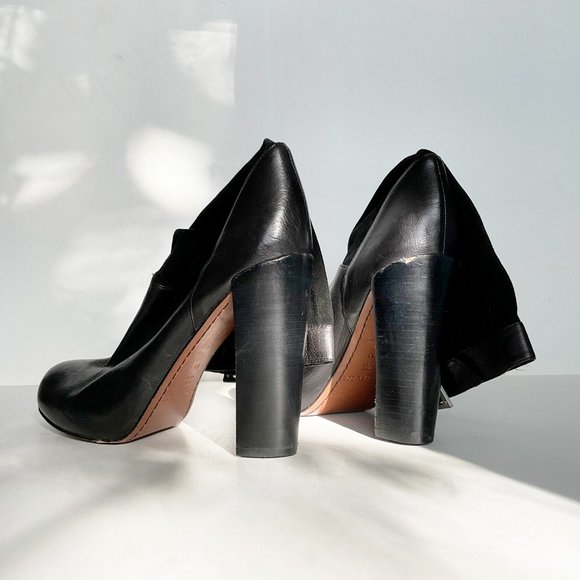 Rachel Zoe Leather Boots Black - Picture 4 of 6